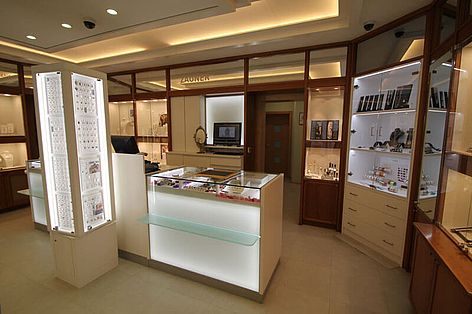 Juwelier Zauner Filiale Innenansicht